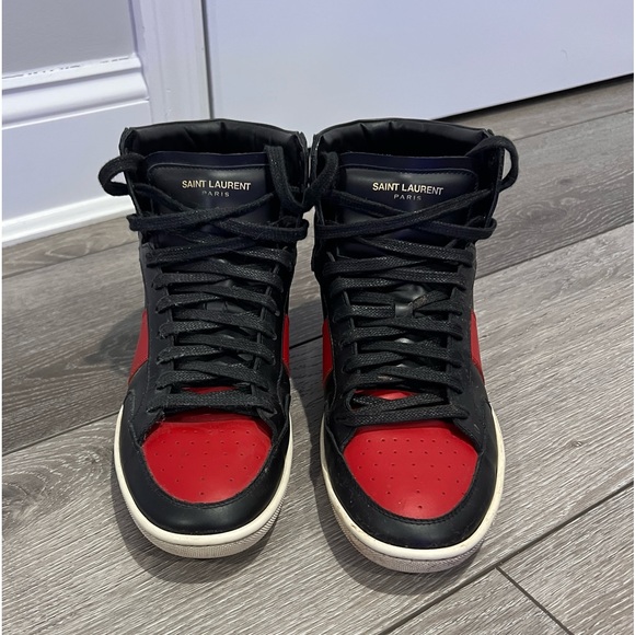 Size 40.5 Yves Saint Laurent High top men’s sneakers - Picture 1 of 5